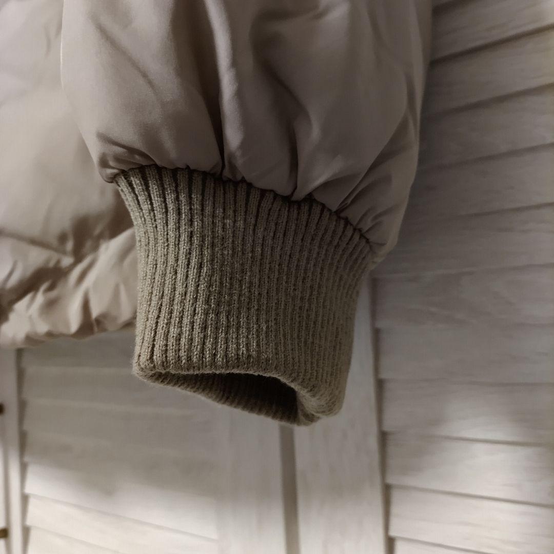 in der stadt Daunen】フード付きミドル丈ダウンジャケット - メルカリ