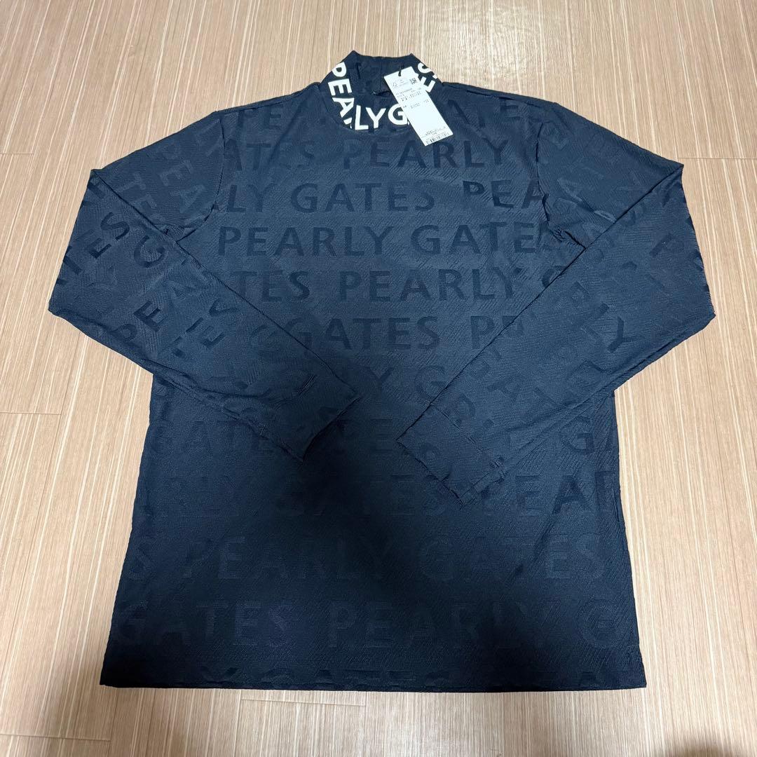 新品タグ付きPEARLY GATES ネイビー シャツ サイズ5
