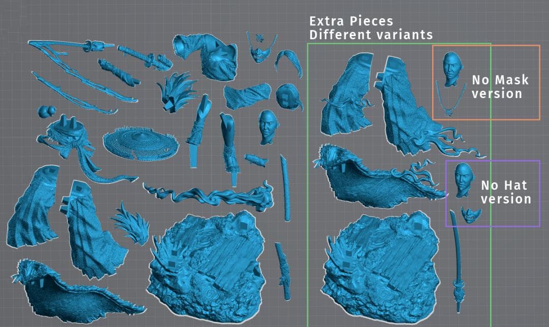 1/7　未塗装 未組立　フィギュア　ガレージキット　篤