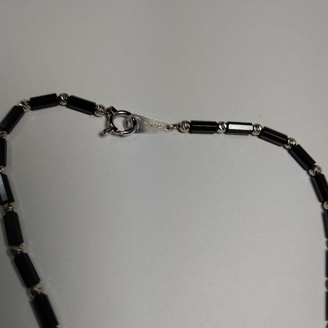 DisMoi ディモア ネックレス アスカブラック 43㎝ K18 WG 中古品