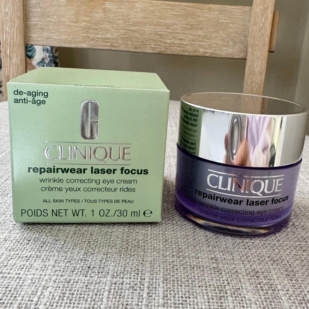 【新品】クリニーク　リペアウェア　レーザーフォーカス　アイクリーム　30ml