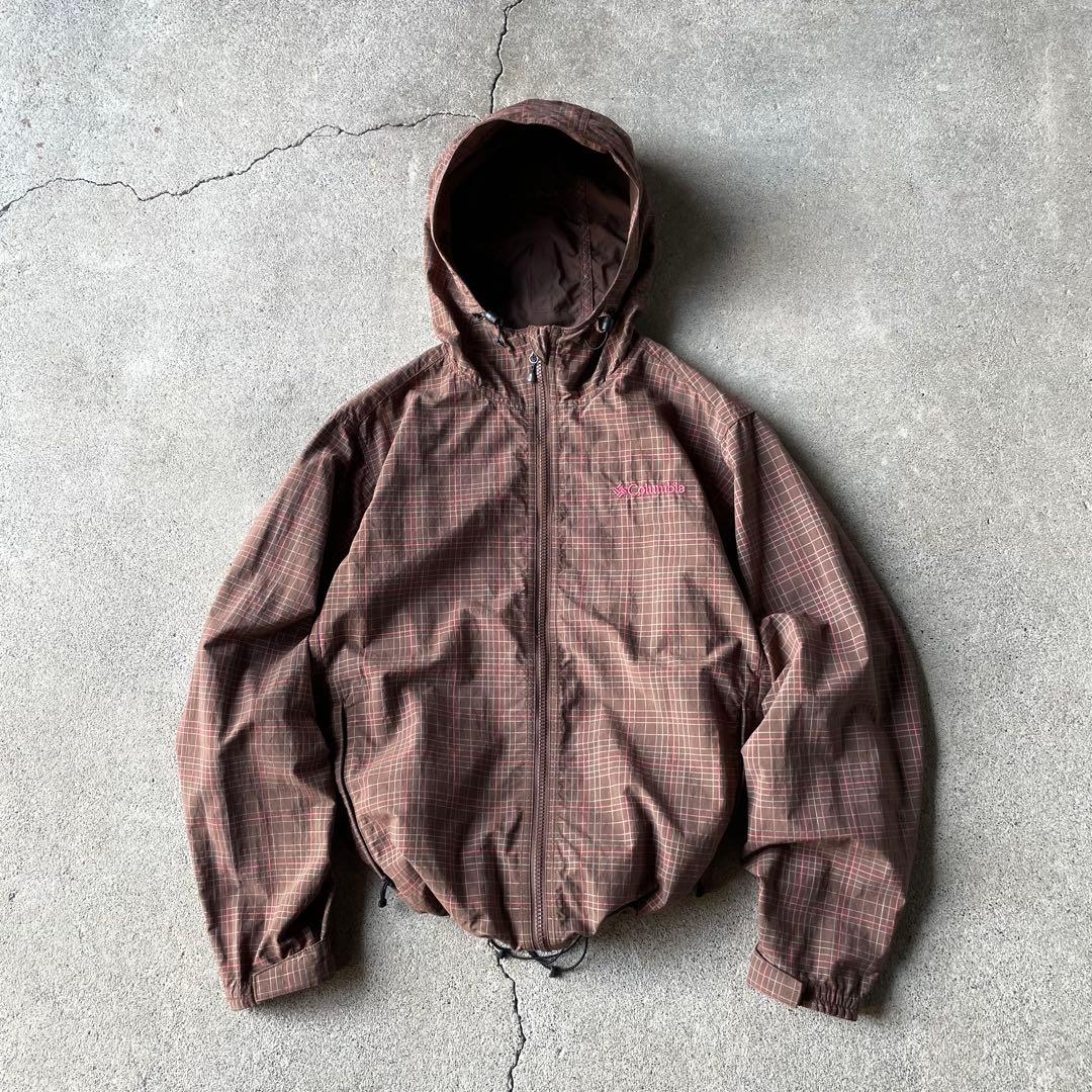 ジャケット・アウター 00s columbia check pattern shell jacket 00s old nike check pattern shell jacket - メルカリ