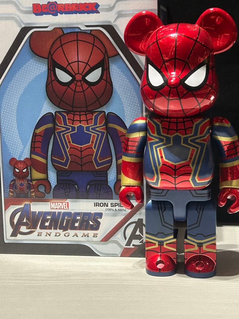 BE@RBRICK ベアブリック400% アイアンスパイダー - メルカリ