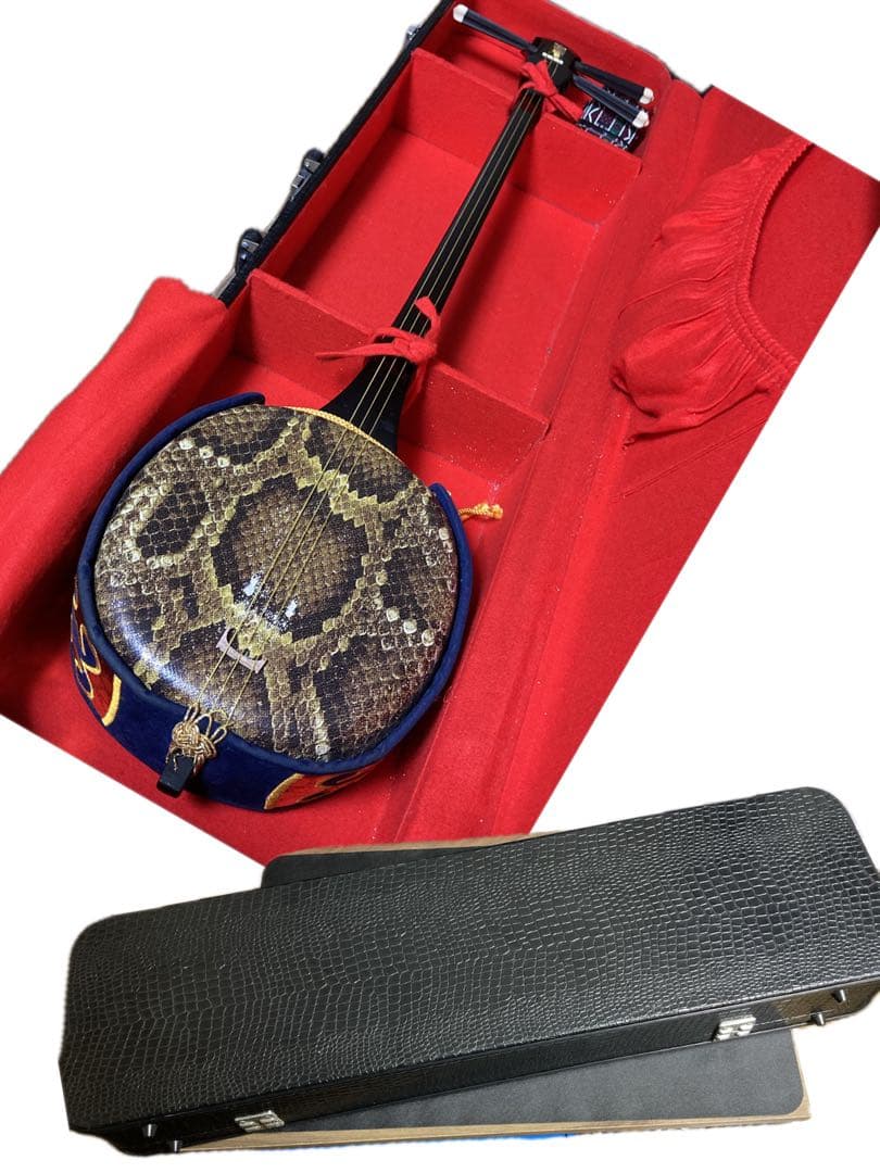 三味線 沖縄 楽譜付 合皮 クロコダイルケース付 楽器 ケース wagakki-ichiba_10000060_4_900x