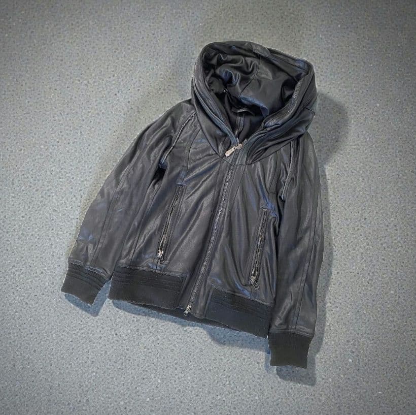 00s ジャックローズluv maison coated hoodie y2k