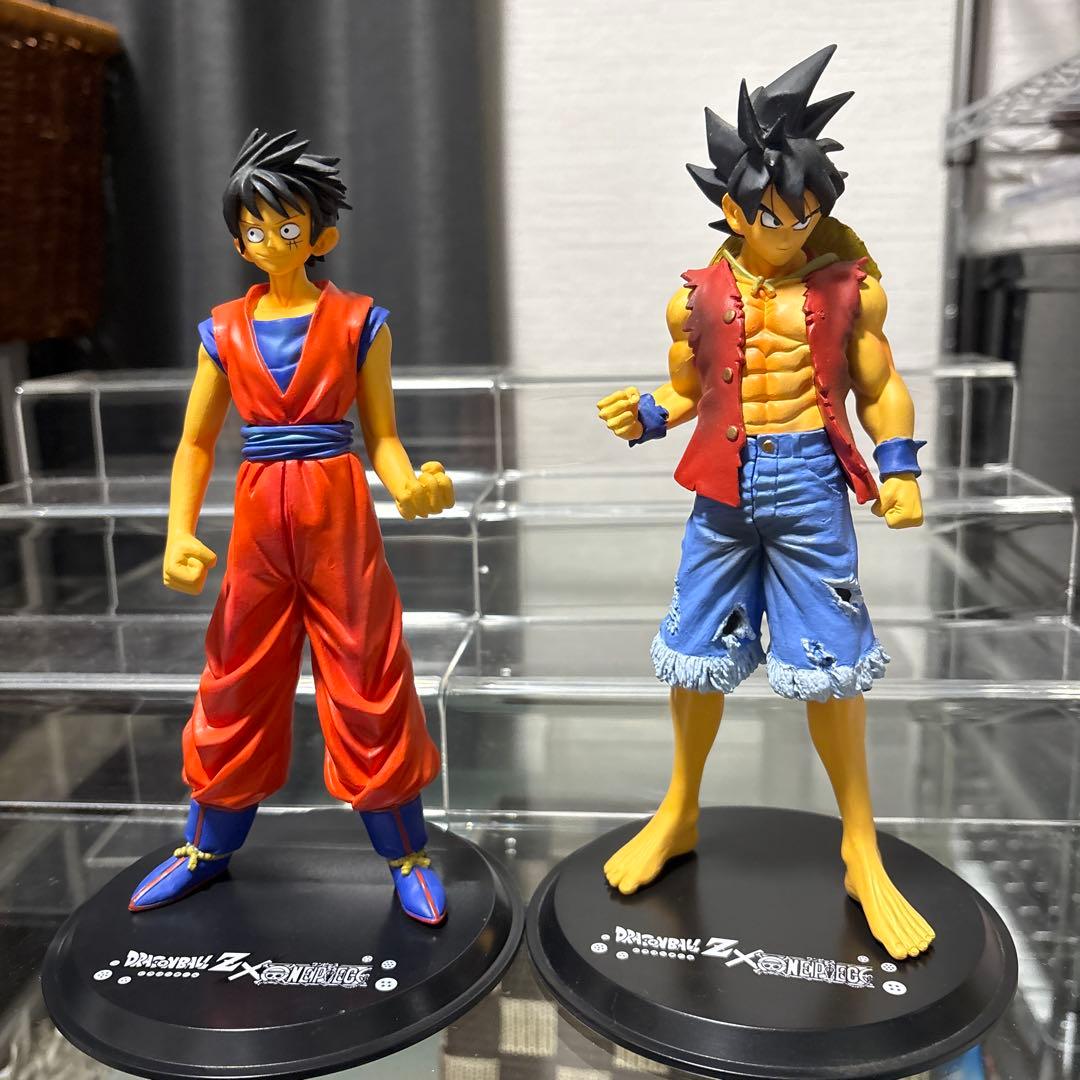 ドラゴンボールZ×ONE PIECE DX組立式フィギュア 全4種 - メルカリ