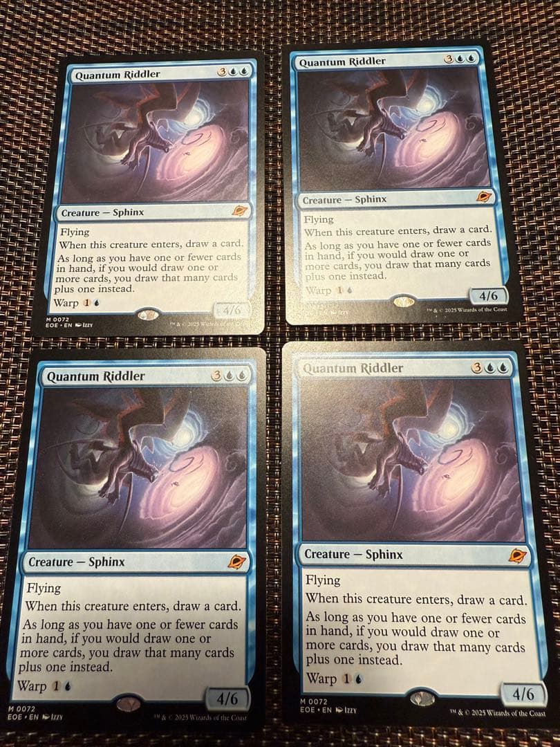 量子の謎かけ屋 Quantum Riddler 英語版 4枚セット