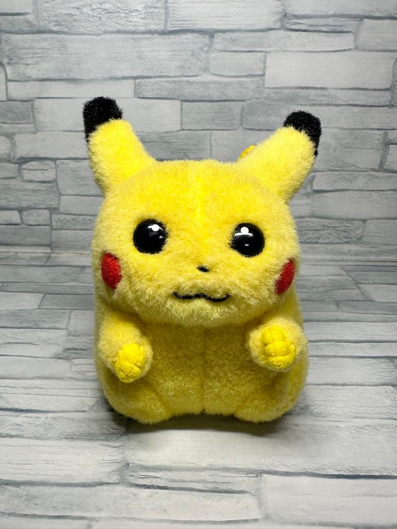 ポケモン TOMY 初期 ピカチュウ ぬいぐるみ 初代 当時物 笛入り