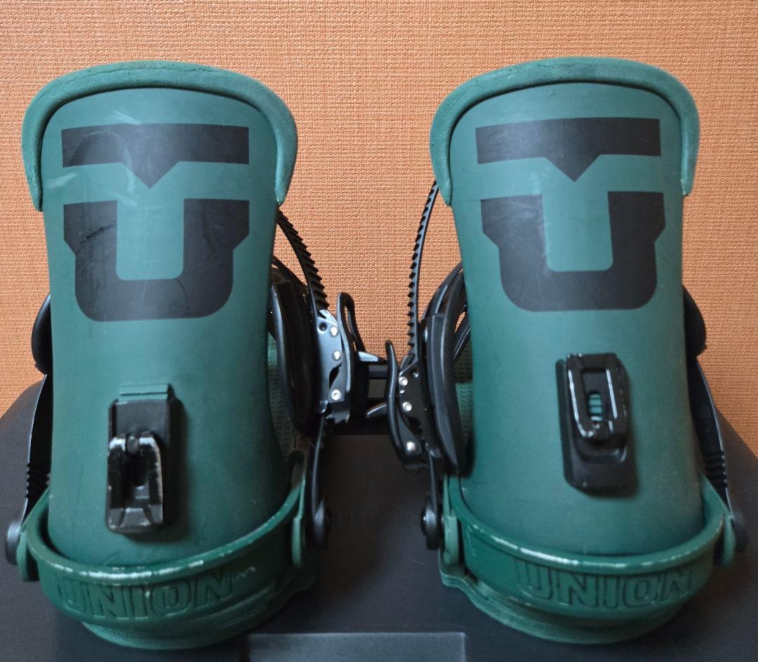 20.21年UNION スノーボードビンディング グリーンM