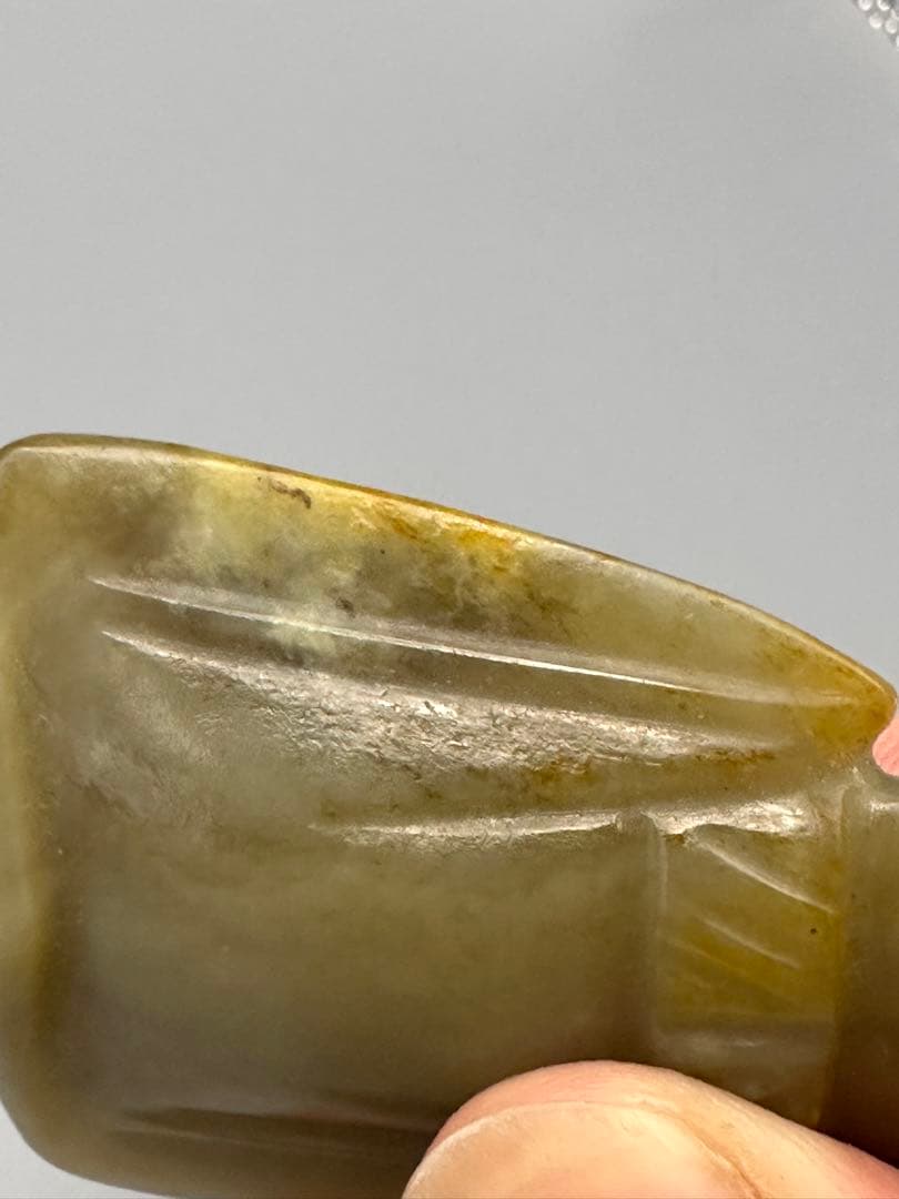 中国美術 ループタイ 和田玉 古砡 白砡 根付 天然素材 アンティーク