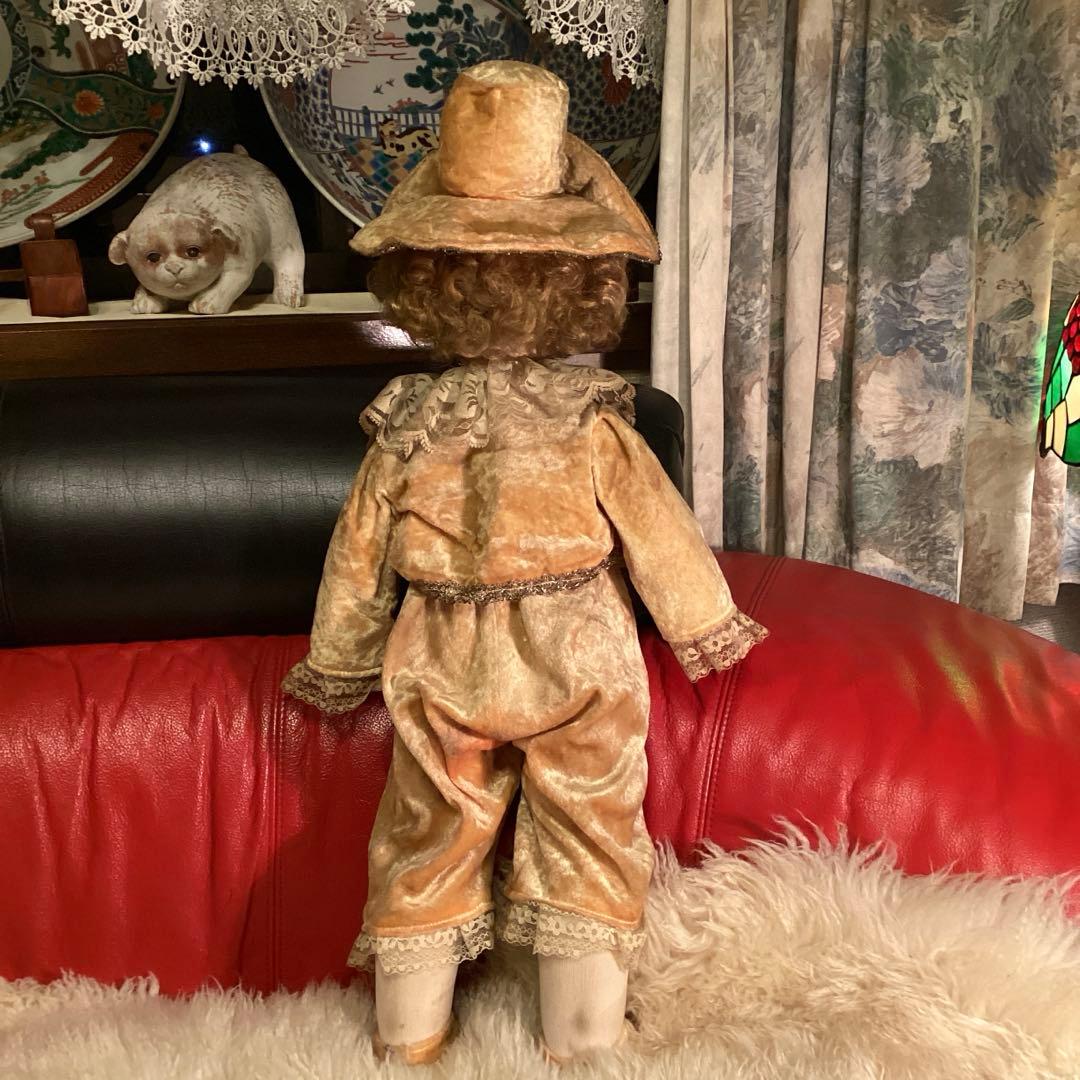 A917 ビスクドール フランス人形 アンティーク 男の子 人形 - メルカリ