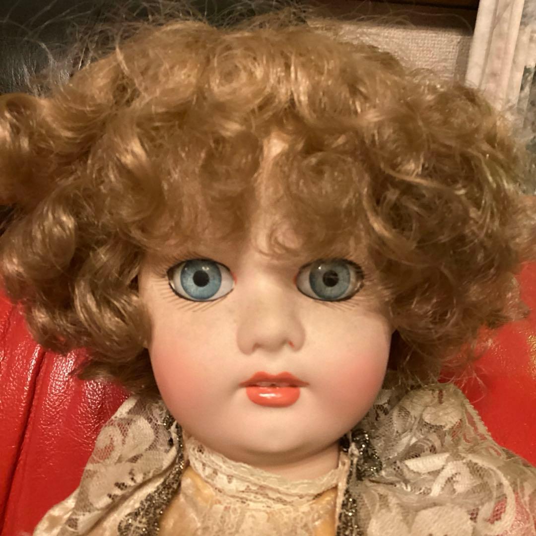 A917 ビスクドール フランス人形 アンティーク 男の子 人形 - メルカリ