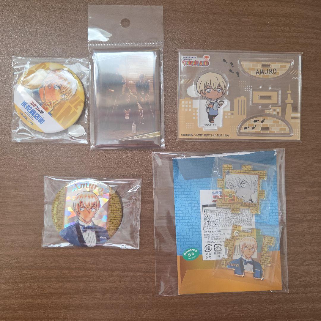 名探偵コナン 安室透 降谷零 缶バッジ アクリルスタンドなど まとめ