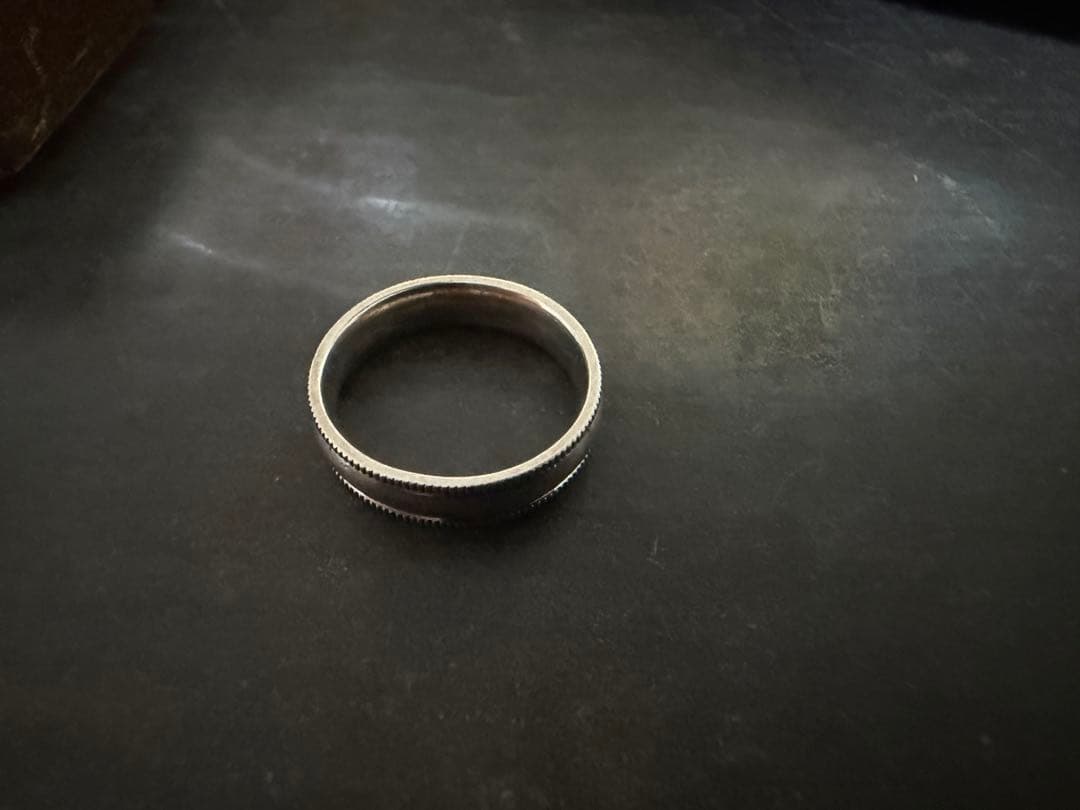 希少 ヴィンテージ リング シルバー 925 アンティーク バンド アメリカ