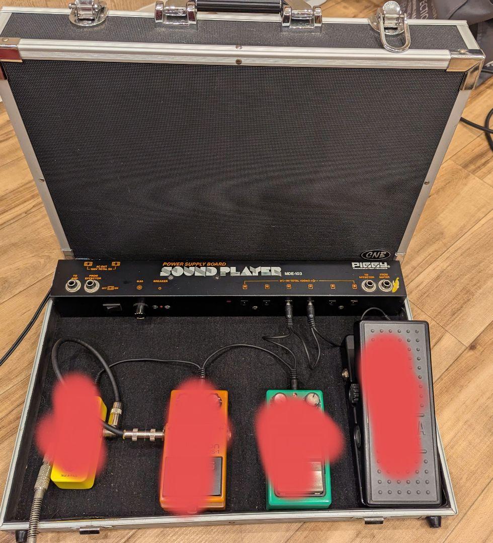 エフェクターボード（PIGGY MDE-103 パワーサプライ付）