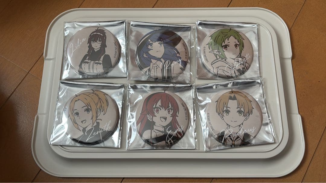 期間限定出品‼️ 無職転生　缶バッジ　コンプリートセット　箱あり 再販】無職転生 ～異世界行ったら本気だす～ トレーディング缶バッジ