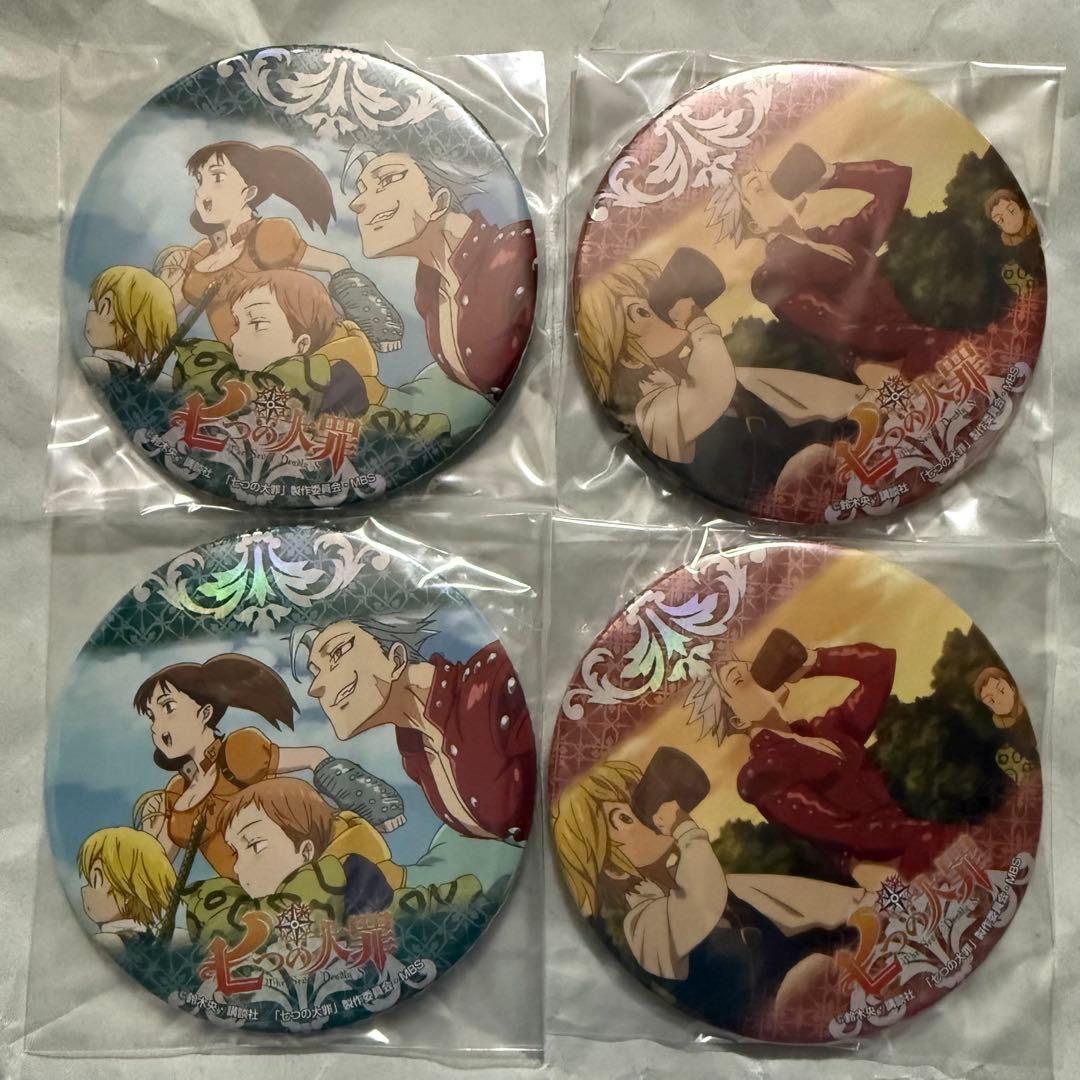 75mm 七つの大罪 トレーディング ホロ☆グラ 缶バッジ セット ⑧