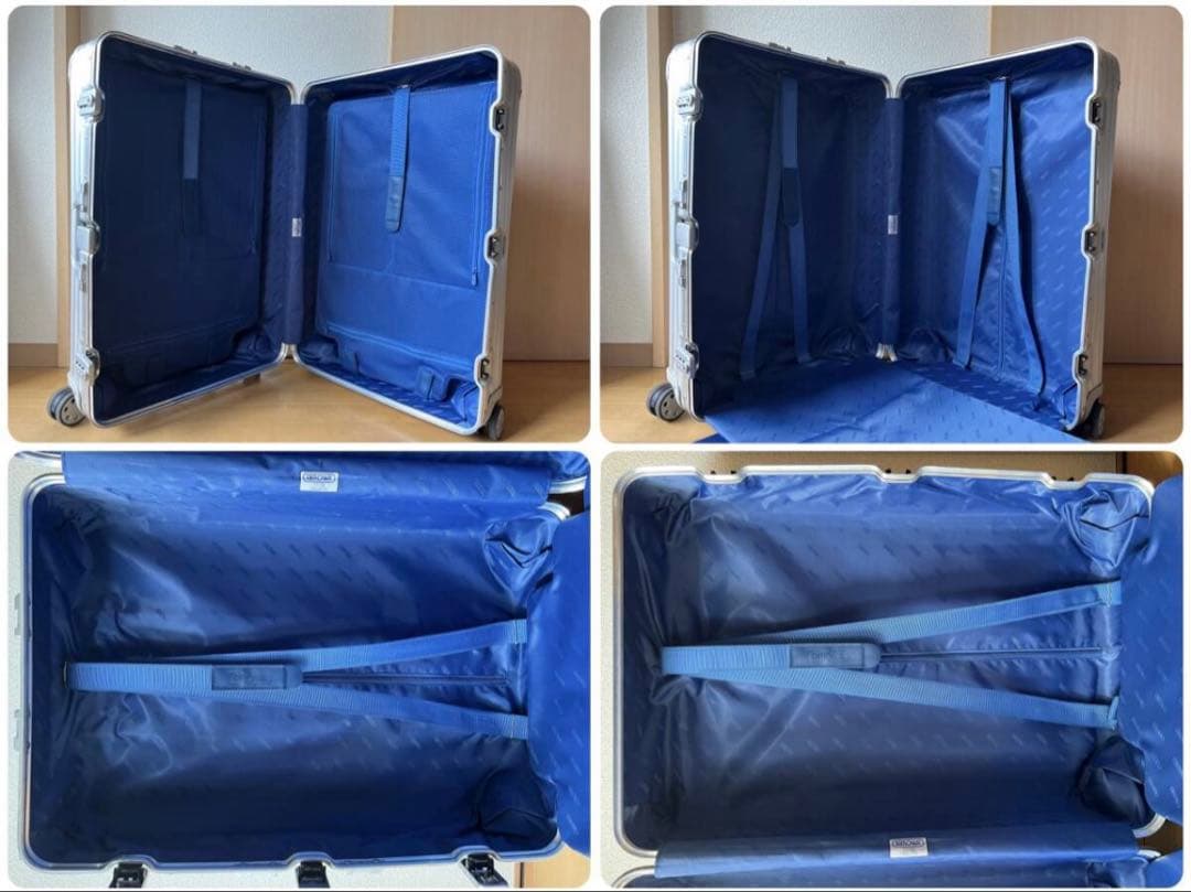 希少 青ロゴ RIMOWA トパーズ 82L チェックインL相当 リモワ 4輪