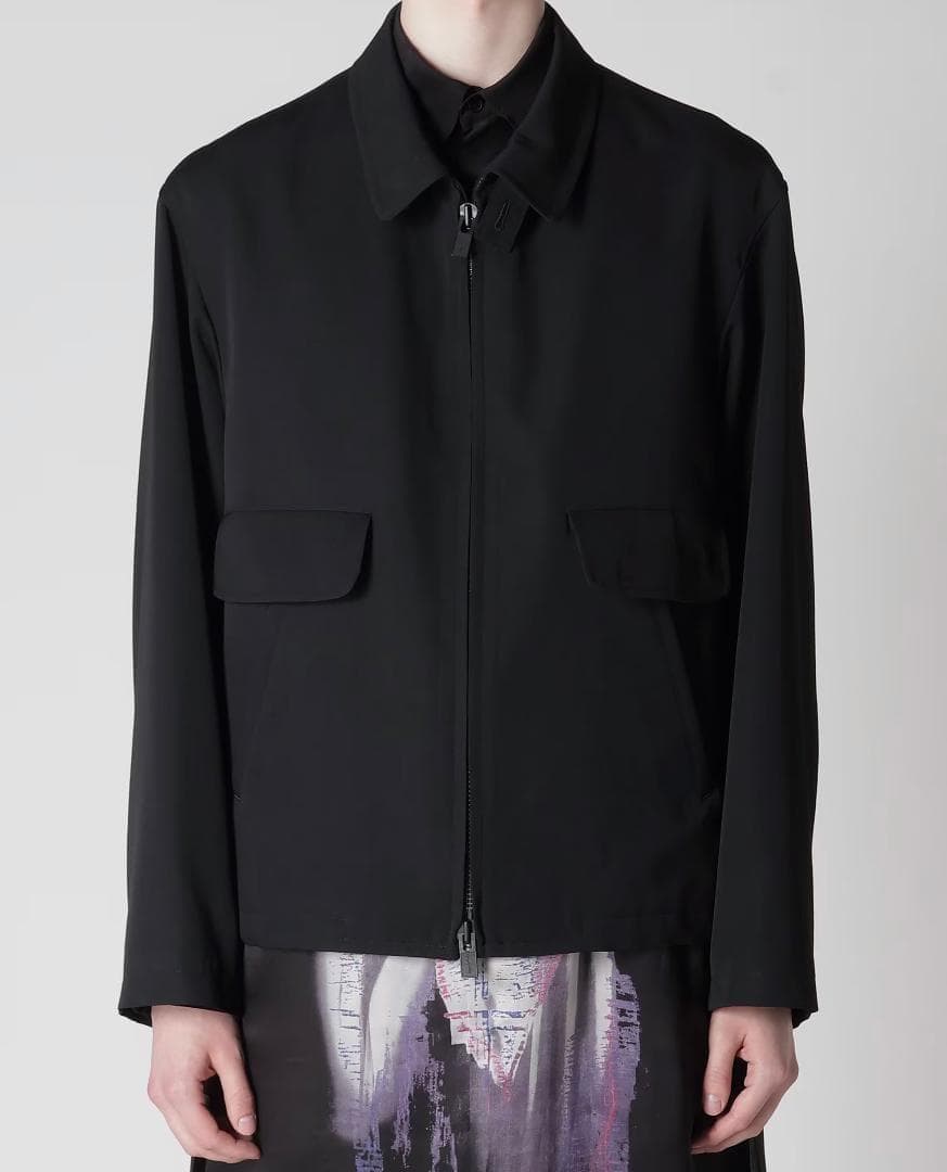 Yohji Yamamoto 24AW ウールギャバジップアップブルゾン 2