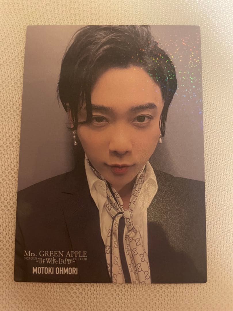 ミセスグリーンアップル　フォトカード　大森　レア　ホワイトラウンジ