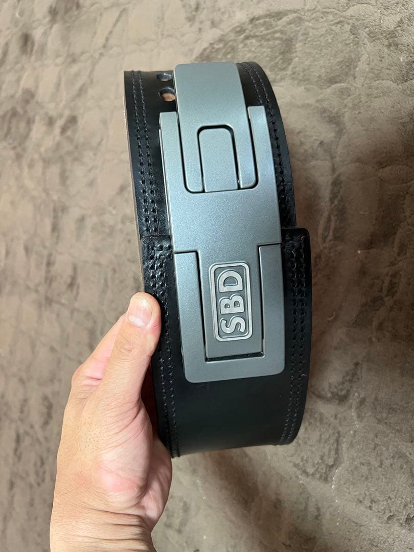 SBD APPAREL トレーニング・パワーベルト 黒