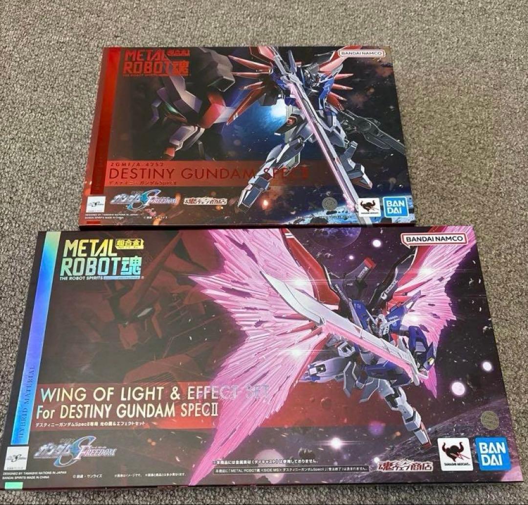 L ROBOT魂　デスティニーガンダムSpecII 　光の翼　セット