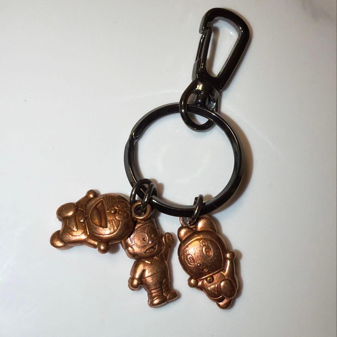 ドラえもん　メタル　チェーン　キーホルダー　レトロ