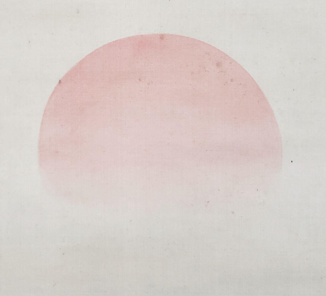 日の出に荒波図】岸連山 978 旭日 正月 掛け軸 肉筆 - メルカリ