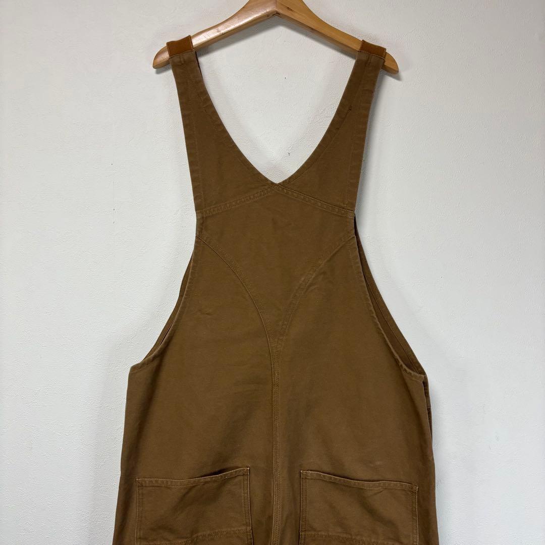 カーハート ダック オーバーオール ワーク ペインター パンツ ブラウン