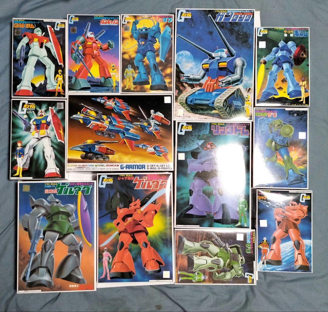 ガンプラ旧キット 13箱セット - メルカリ