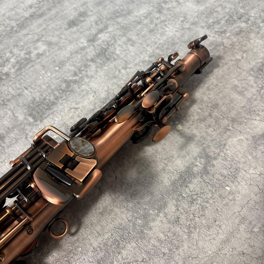 【極美品、希少】Muslady マスレディ ソプラノサックス 送料無料 匿名配送