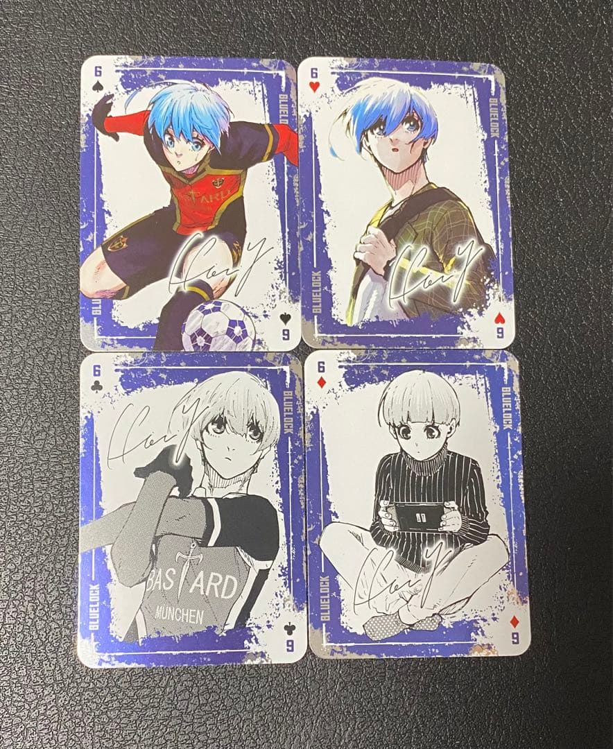 ブルーロック31巻 公式サイン入りエゴイストトランプ特装版 氷織羊4種