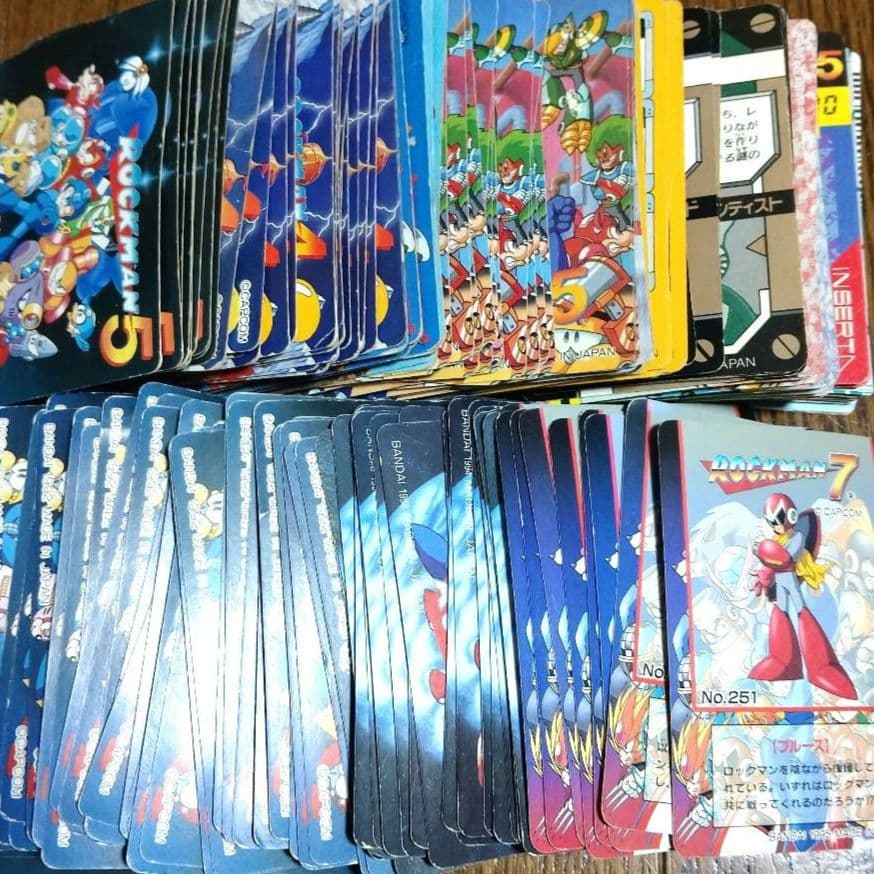 ロックマン　カードダス　カード　まとめ売り　レア　希少　224枚