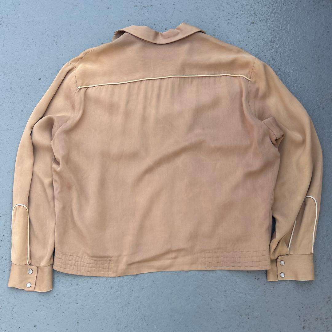 50s H BAR C レーヨンギャバジャンジャケット size L〜 - メルカリ