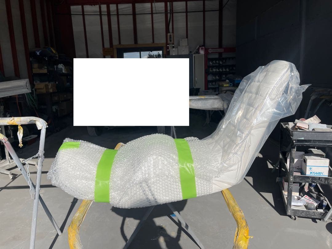 CB400T3段シート40cm 三段シート XJR400 前期 4HM KingRoad88 エナメル ホワイト 3段シート