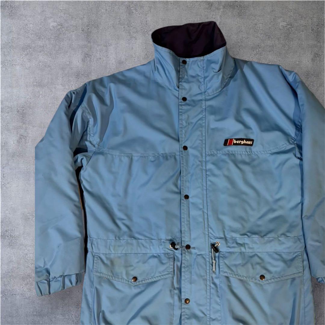 283 英国製　80s Berghaus マウンテン　ライトブルー M