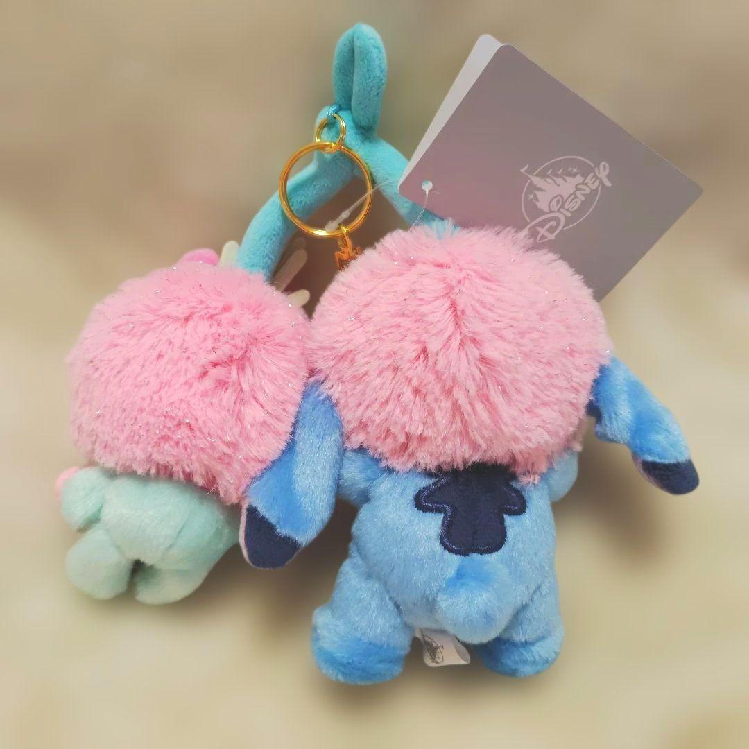 スティッチ＆スクランプ ぬいぐるみキーホルダー・キーチェーン