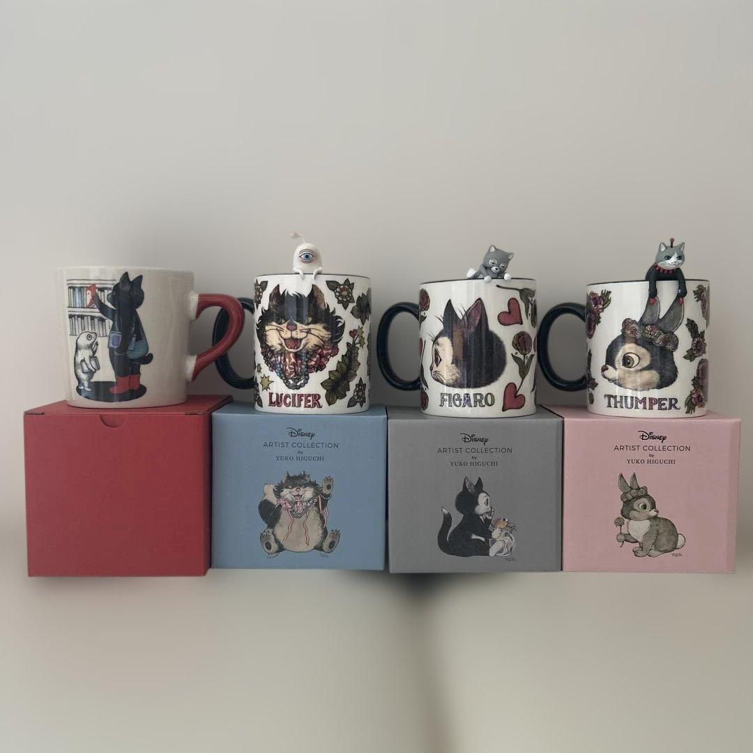 ディズニーストア　 角川ホラー文庫　マグカップ　４個セット ヒグチユウコ