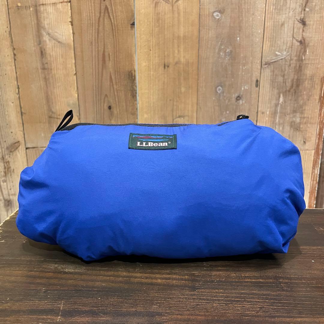 【M】90s USA製 L.L.Bean ナイロン アノラック 中綿 ジャケット