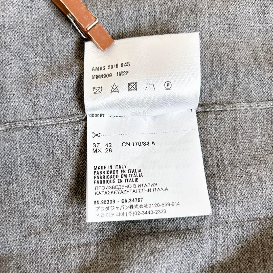 レア⁂美品⁂ミュウミュウ⁂バックリボンニット 半袖ニット チェック