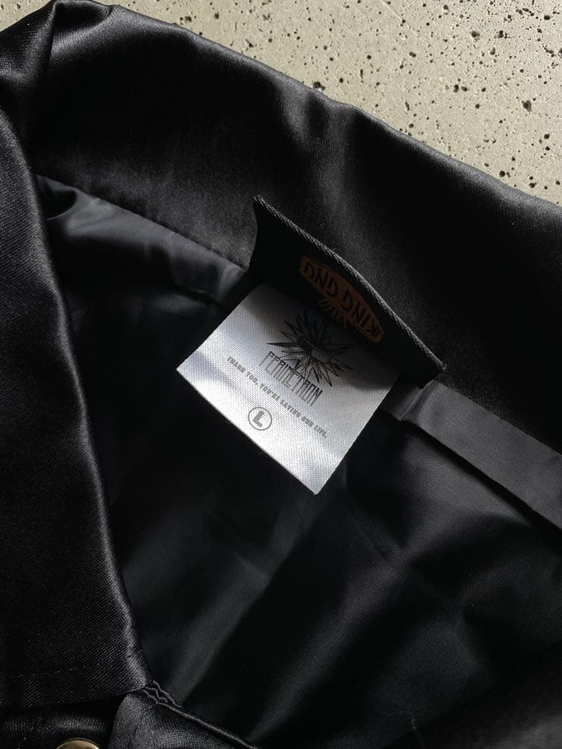 KINGGNU ライブ ステッチ ベトナム ジャケット 刺繍ベトジャン 黒 L