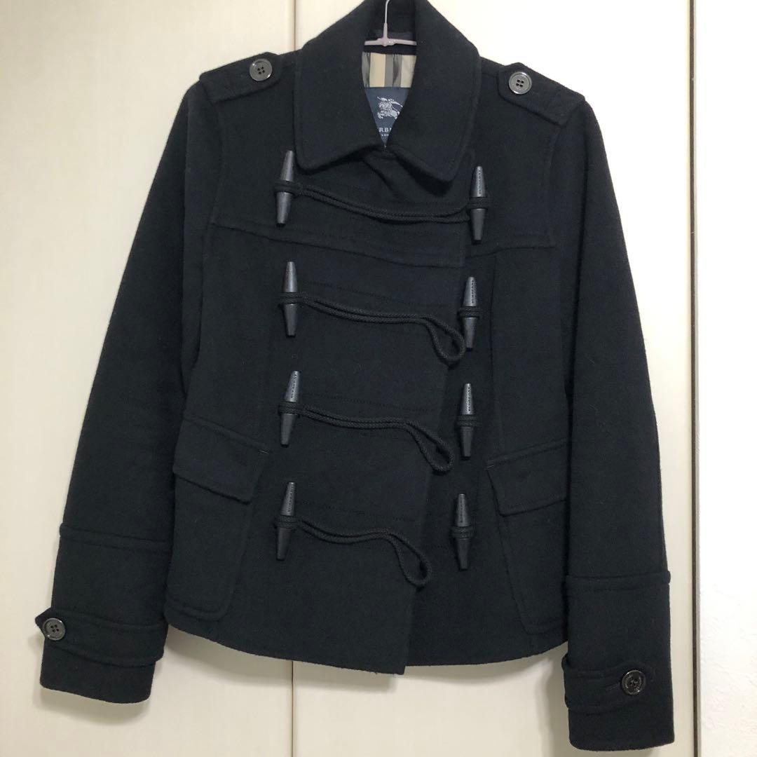 BURBERRY LONDON バックプリーツダッフルコート メガチェック M