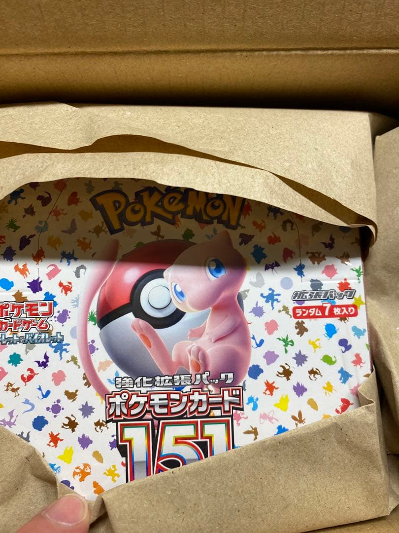 ポケモンカード151 1box シュリンク付き
