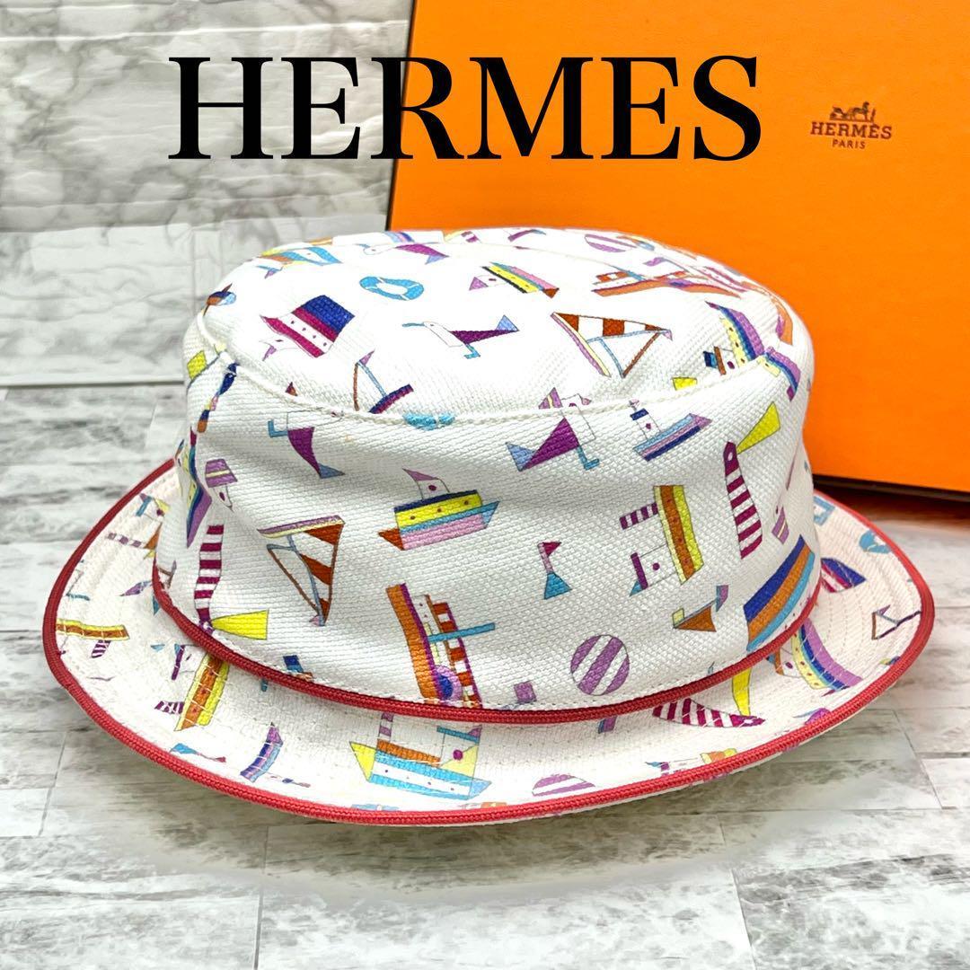 ★処分セール★エルメス　プティシャルティ　ハット　子供用　キッズ　サイズ52 p.premier（ピードットプルミエ） 子供服t p.premier p.プルミエ
