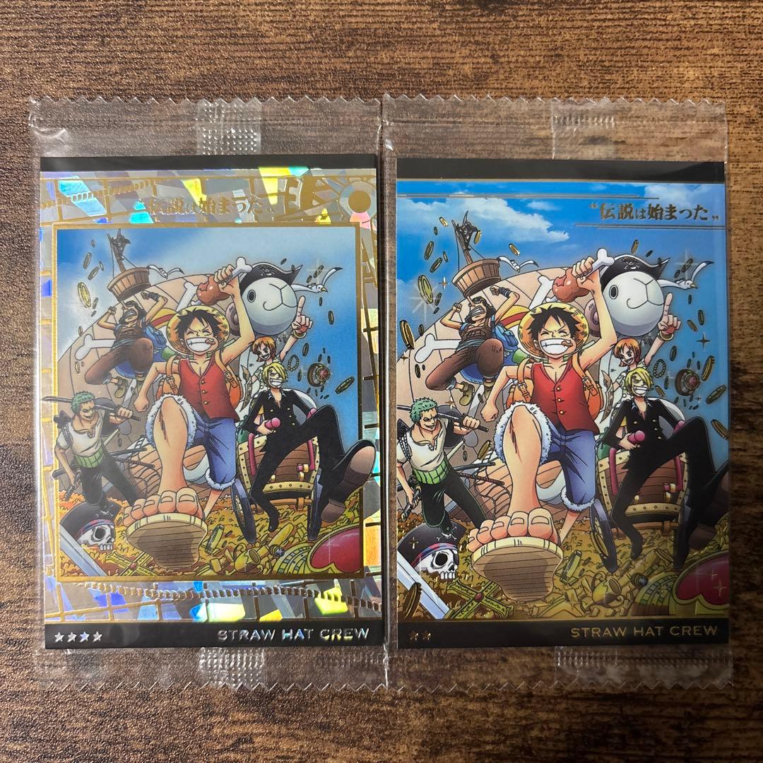 ワンピース　ウエハースカード　麦わらの一味