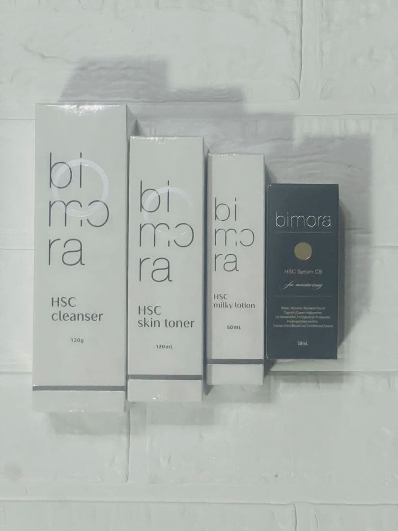bimora HSC洗顔　化粧水　乳液　美容液　セット　ヒト幹細胞培養液