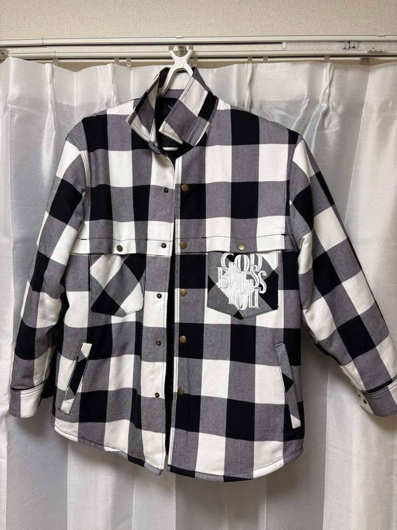最終値下　GOD BLESS YOU チェック柄ジャケット L