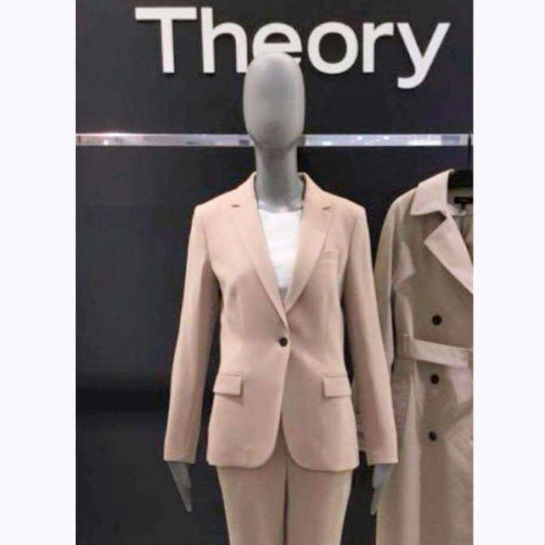 Theory セオリー 20ss パンツスーツ セットアップ ベージュ 0
