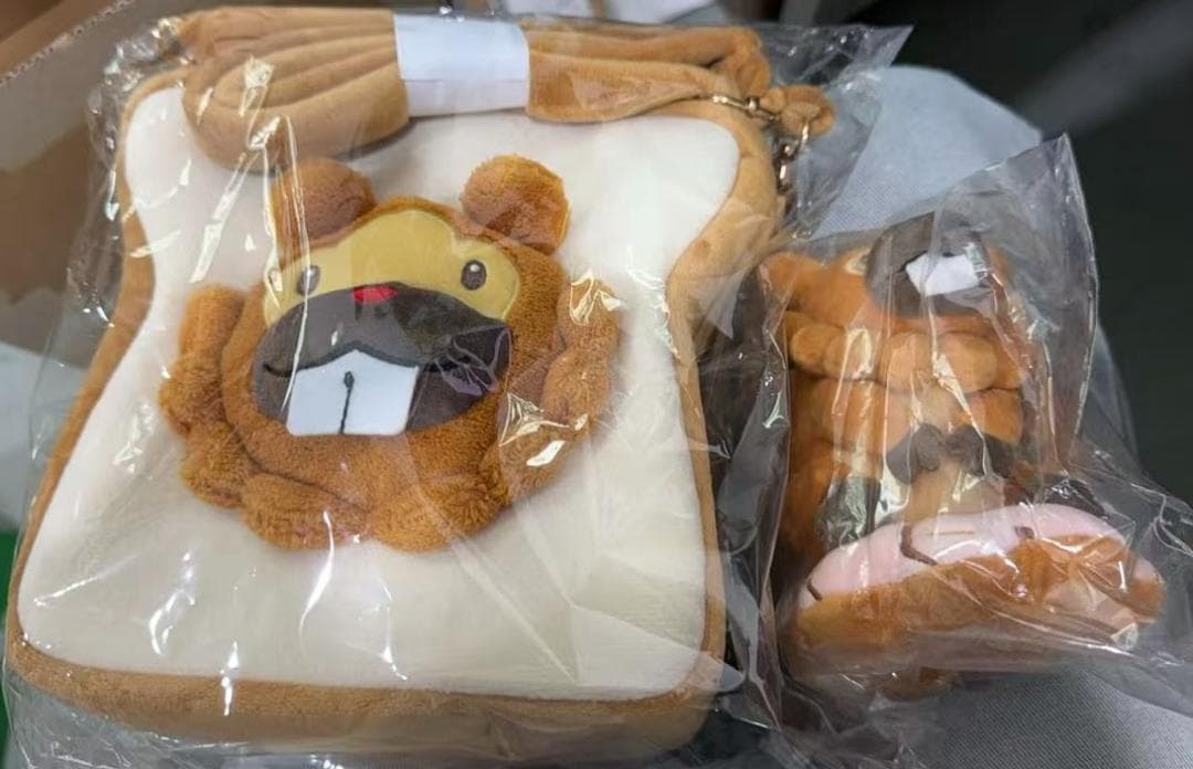 2点ビッパ マスコット ぬいぐるみショルダーバッグ 海外ポケモン