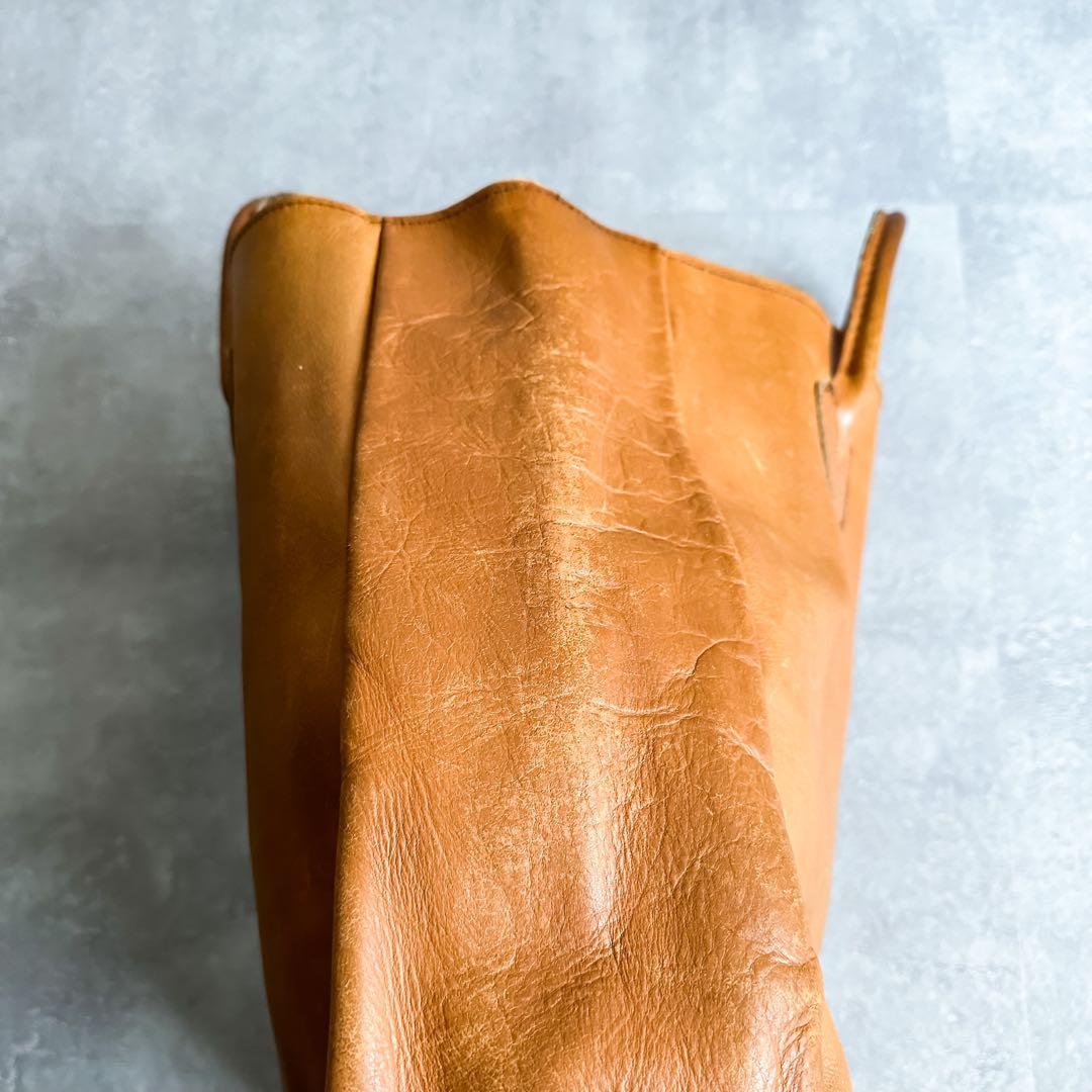 1960's~ L.L.Bean エルエルビーン 筆記体タグ レザートートバッグ